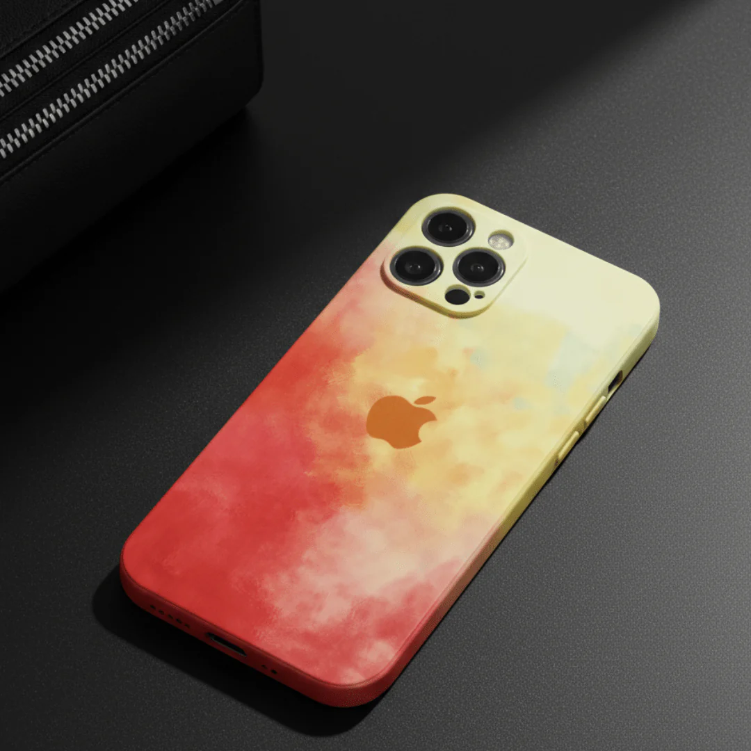 Magma oil Paint Silicone Case for Apple Iphone 11 Pro