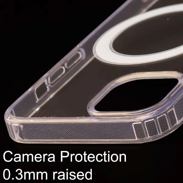 MagSafe Clear Transparent Silicone case for Apple iphone 13 Mini - Image 5