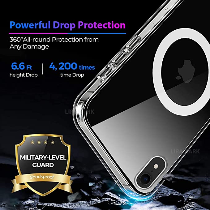 MagSafe Clear Transparent Silicone case for Apple iphone X/xs - Image 3
