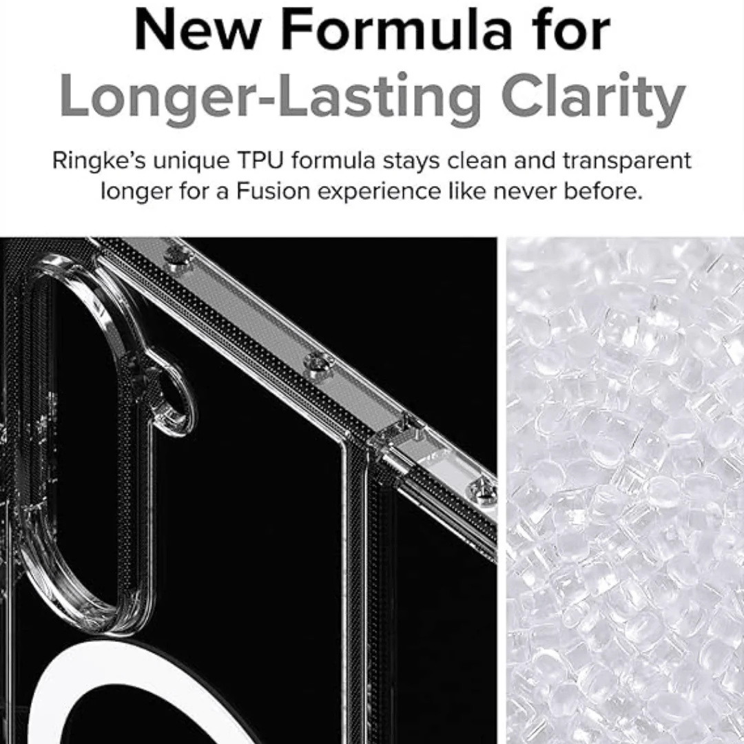 MagSafe Clear Transparent Silicone case for Samsung Z Fold 6 5G - Image 2