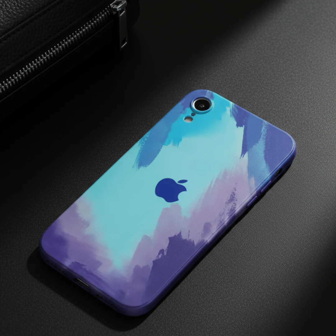 Marine oil Paint Silicone Case for Apple Iphone Xr
