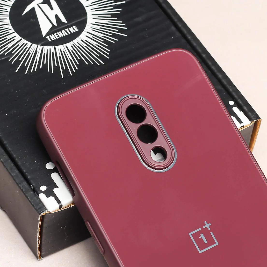 Mehroon camera Safe mirror case for Oneplus 6T - Image 4