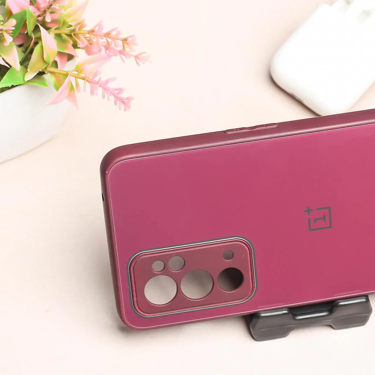 Mehroon camera Safe mirror case for Oneplus 9rt - Image 3