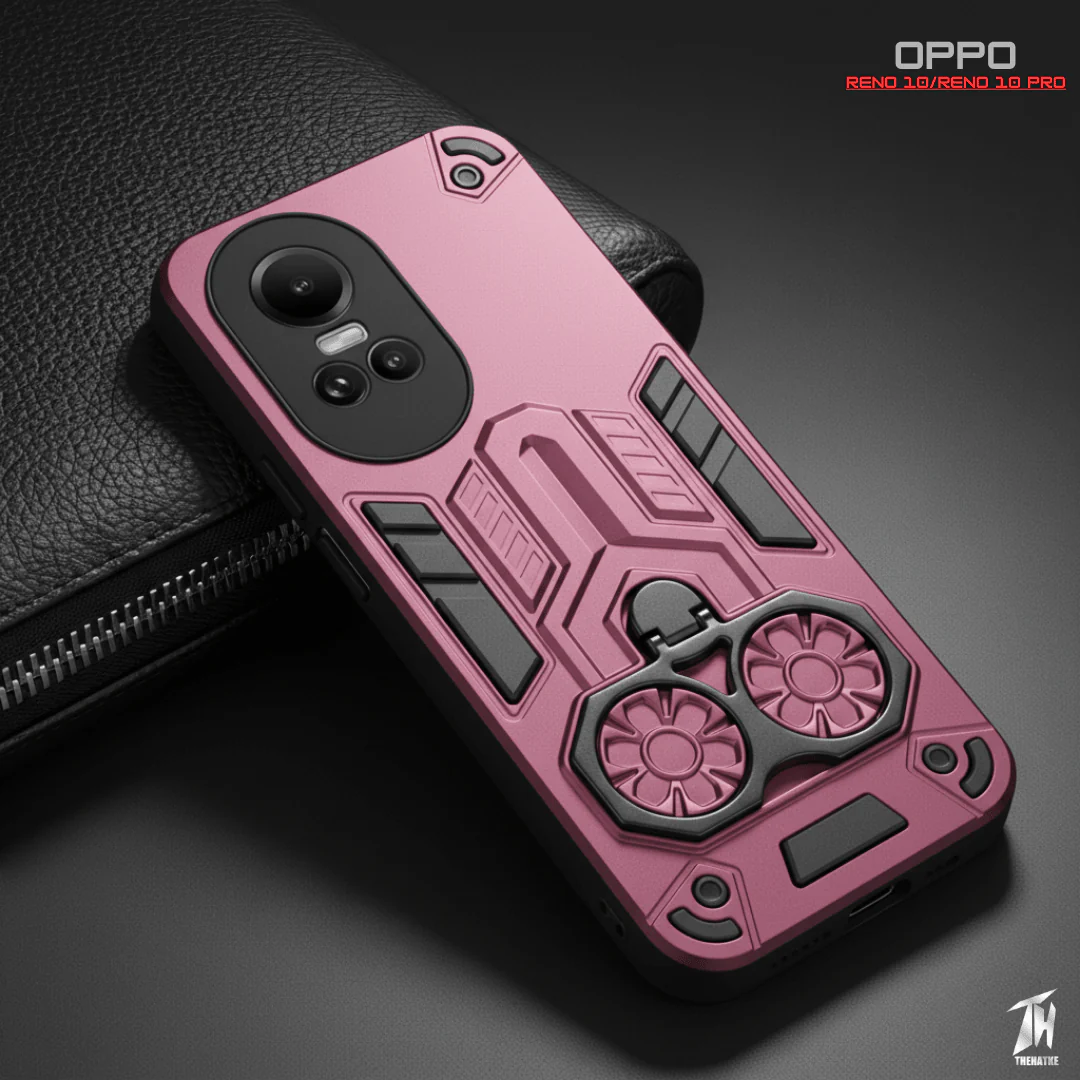 Mehroon Cycle Armor Silicone Case for Oppo Reno 10