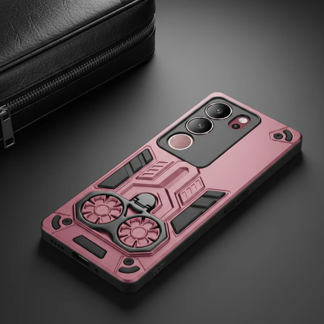 Mehroon Cycle Armor Silicone Case for Vivo V29 Pro