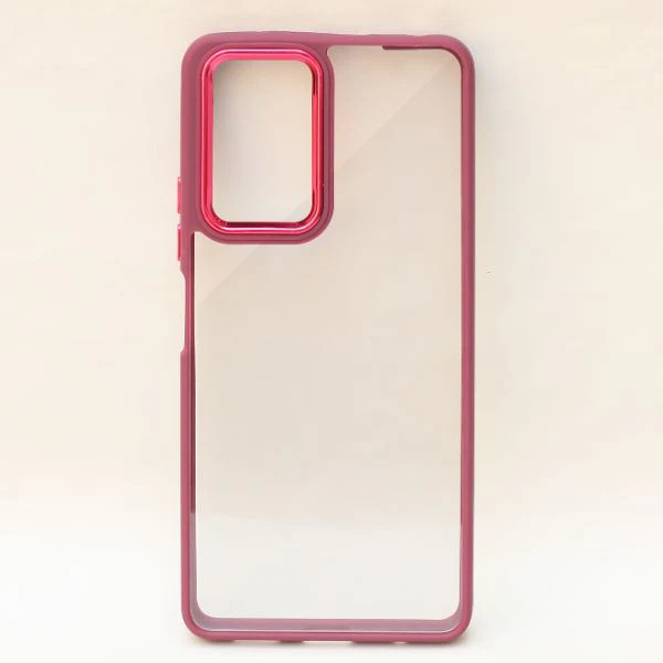Mehroon Metal Safe Transparent Case for Oneplus Nord CE