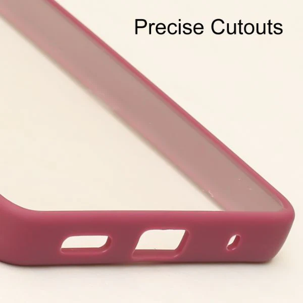 Mehroon Metal Safe Transparent Case for Oneplus Nord CE - Image 5