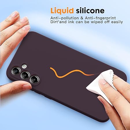 Mehroon Original Camera Safe Silicone case for Samsung S24