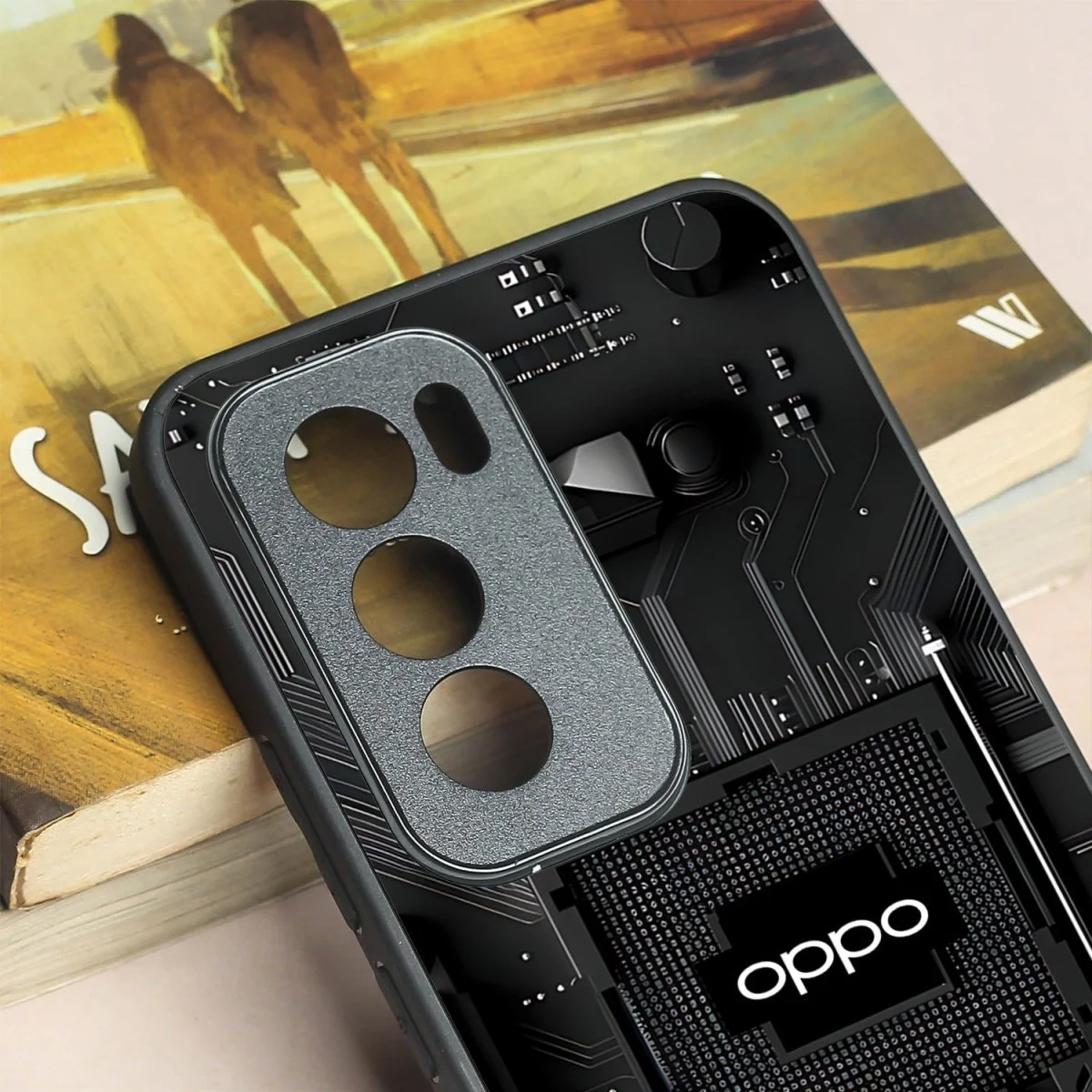 Microchip metal back case for Oppo Reno 12 - Image 3