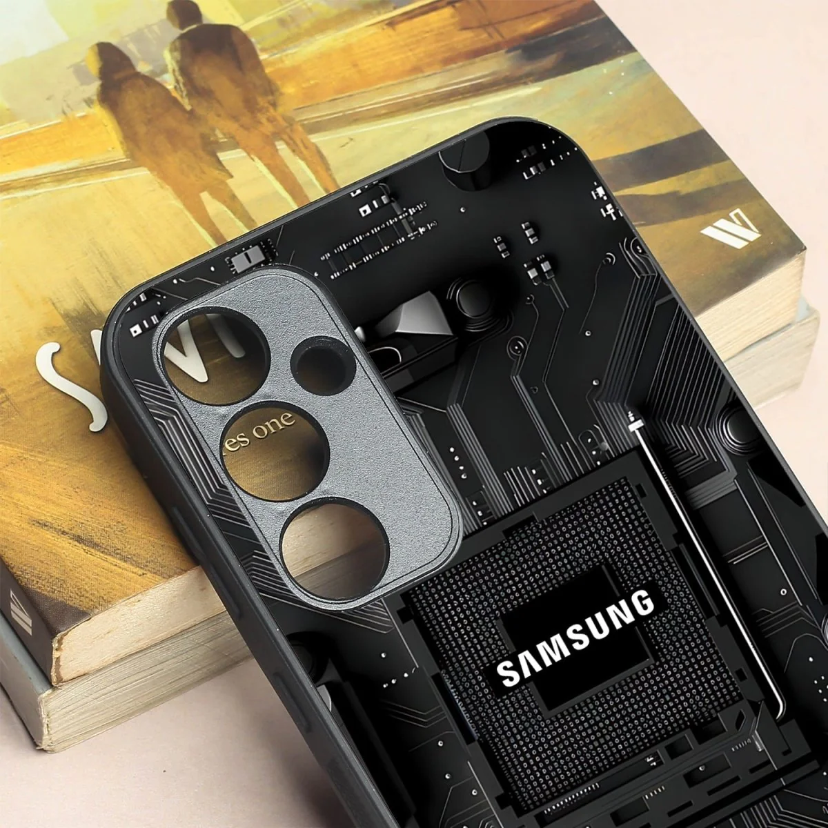 Microchip metal back case for Samsung A35 - Image 3