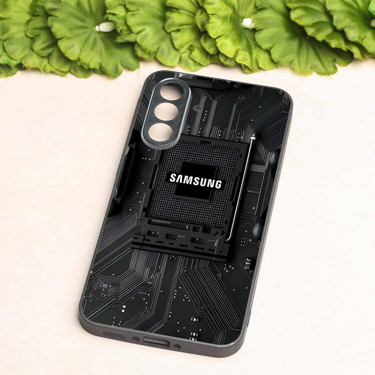 Microchip metal back case for Samsung A55 - Image 2