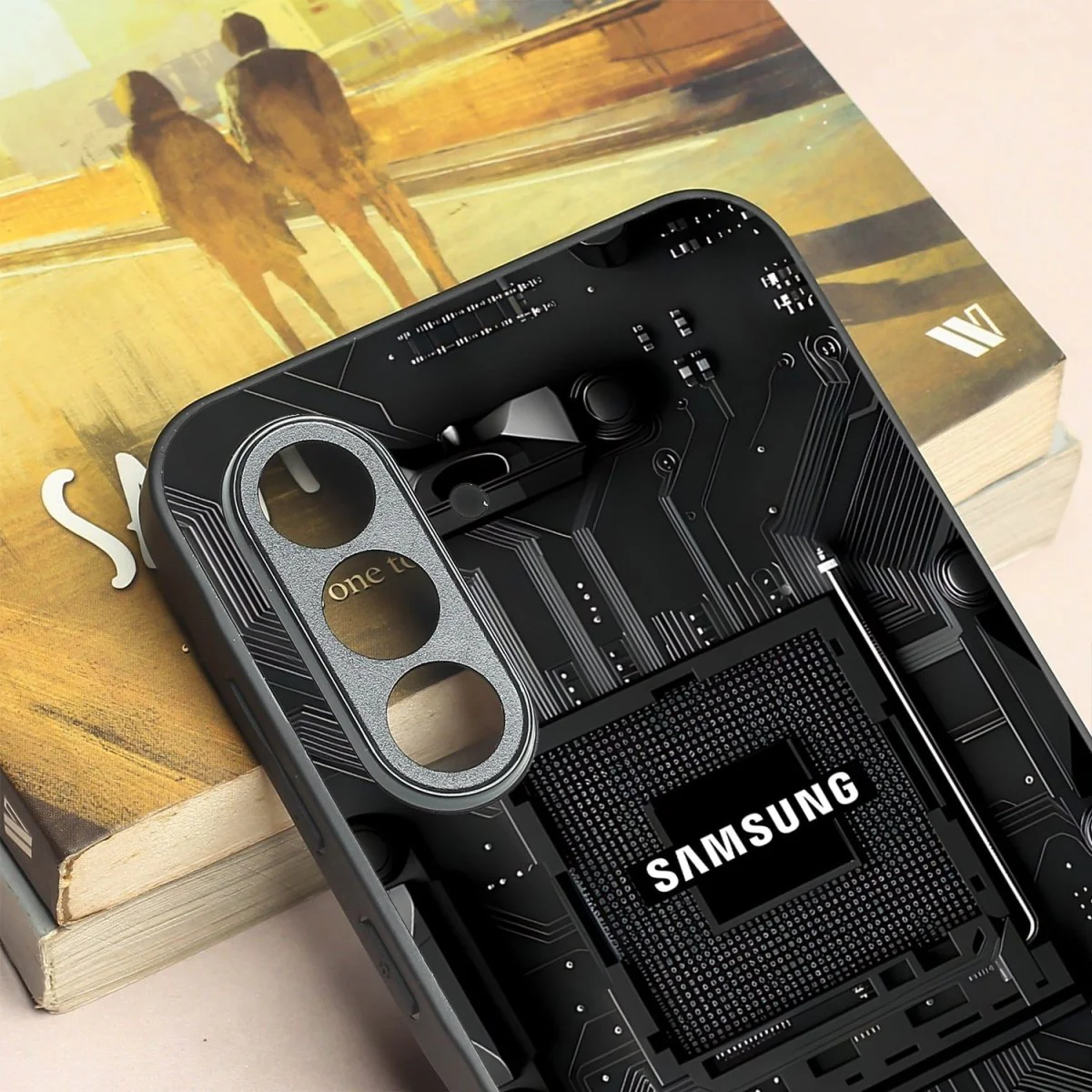 Microchip metal back case for Samsung A55 - Image 3