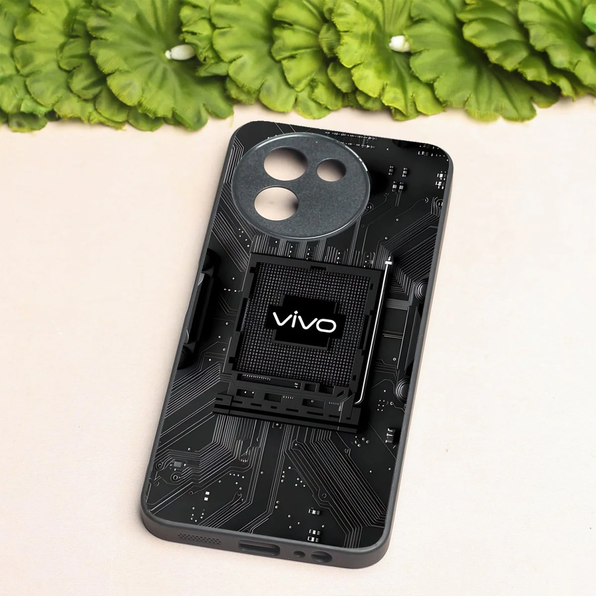 Microchip metal back case for Vivo V30e - Image 2
