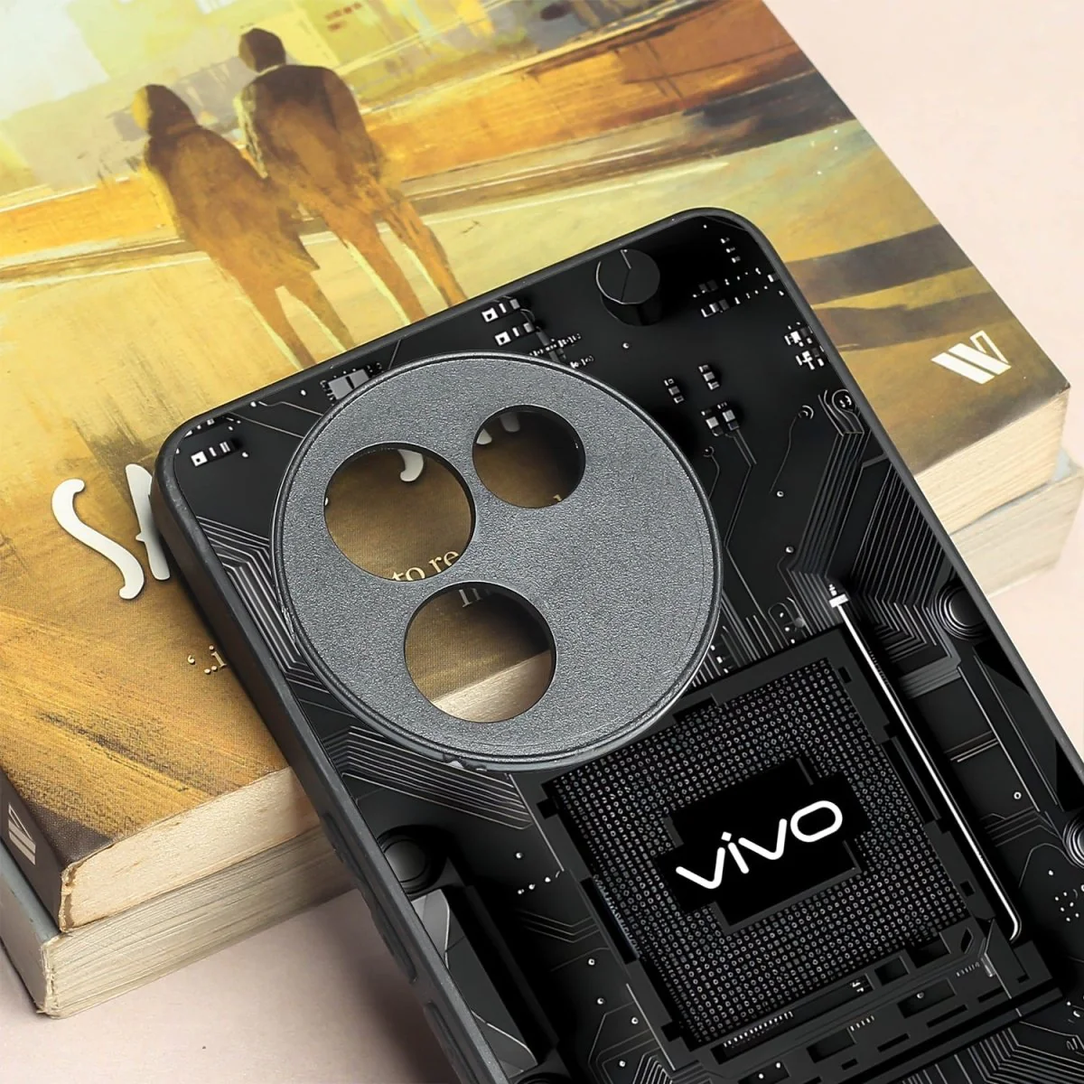Microchip metal back case for Vivo V30e - Image 3