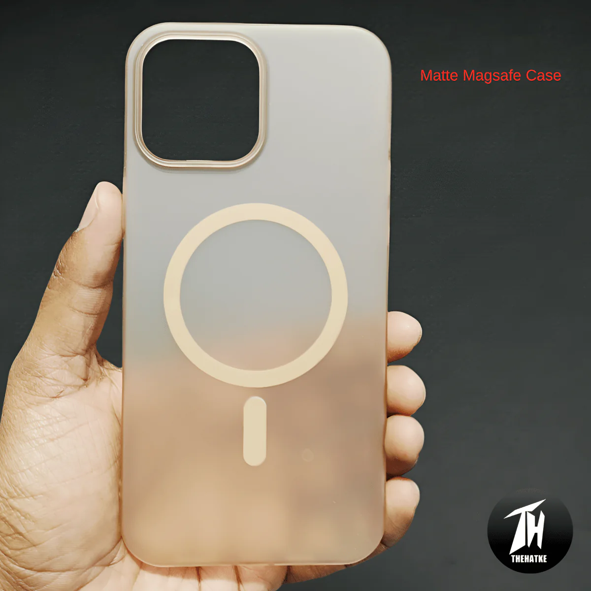 Natural Titanium Paper Matte Magsafe Case for Apple Iphone 14 Plus