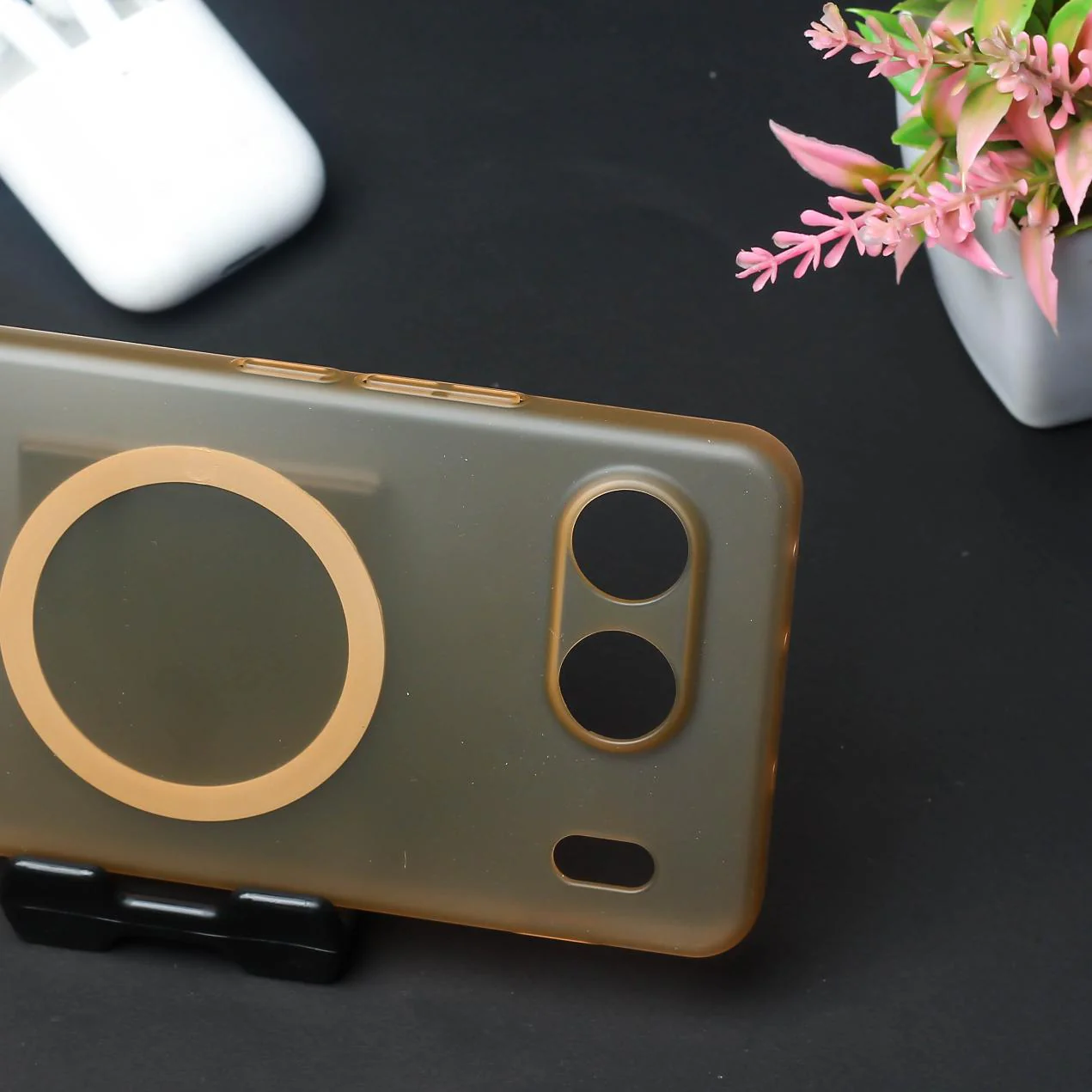 Natural Titanium Paper Matte Magsafe Case for Oneplus Nord 4 - Image 3