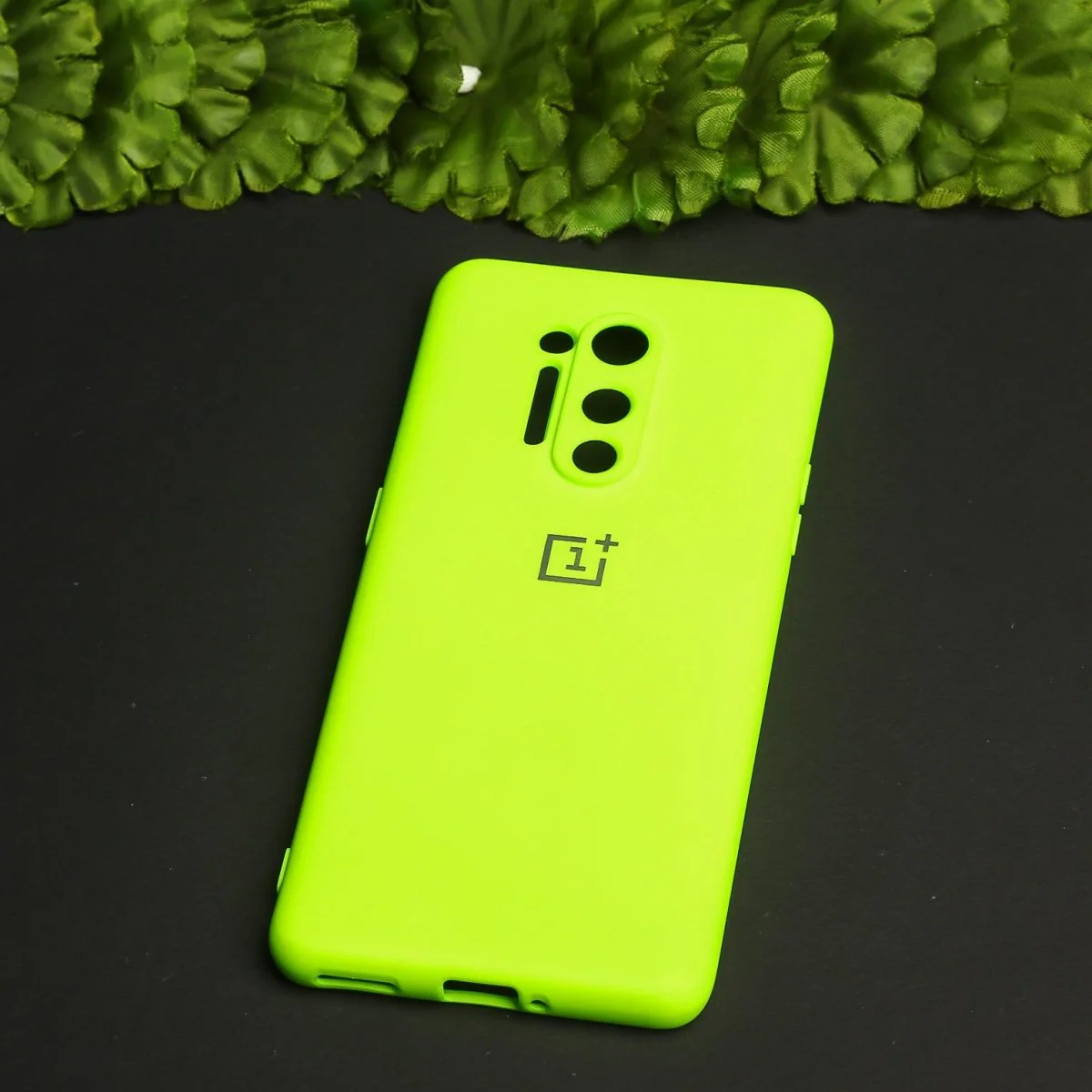 Neon Green Camera Original Silicone case for Oneplus 8 Pro - Image 2