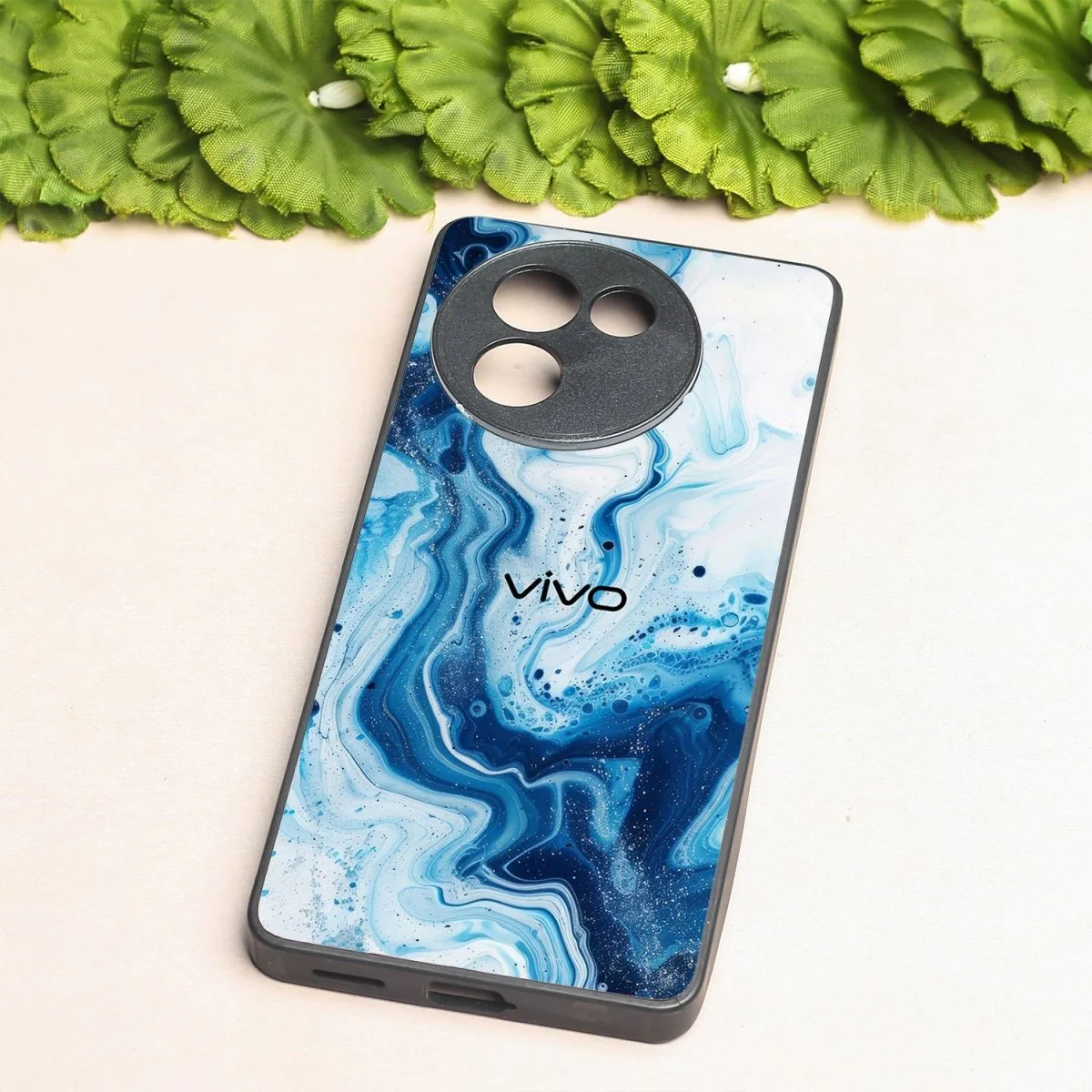 Neptune Swirl metal back case for Vivo T3X - Image 2