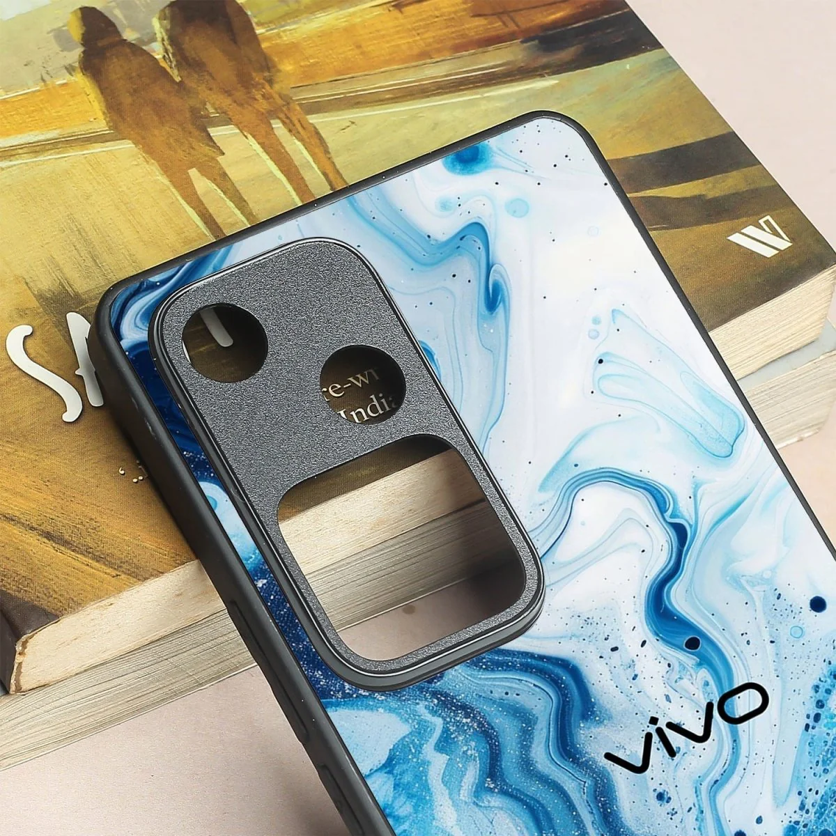 Neptune Swirl metal back case for Vivo V30 - Image 3
