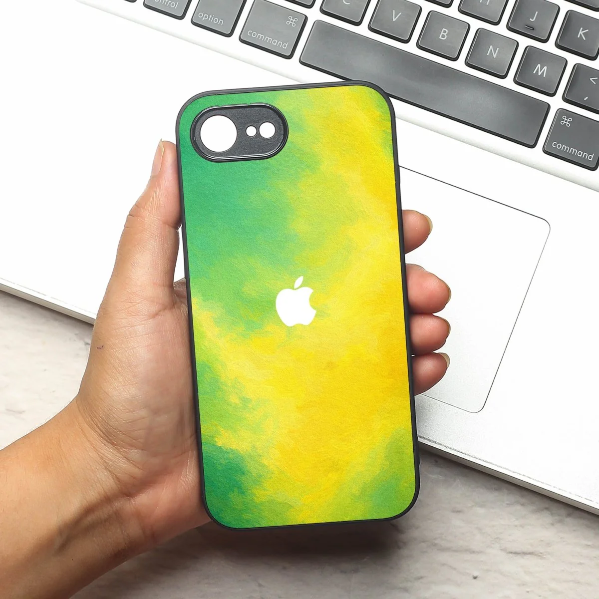 Ocean oil Paint (MB) Silicone Case for Apple Iphone 16e
