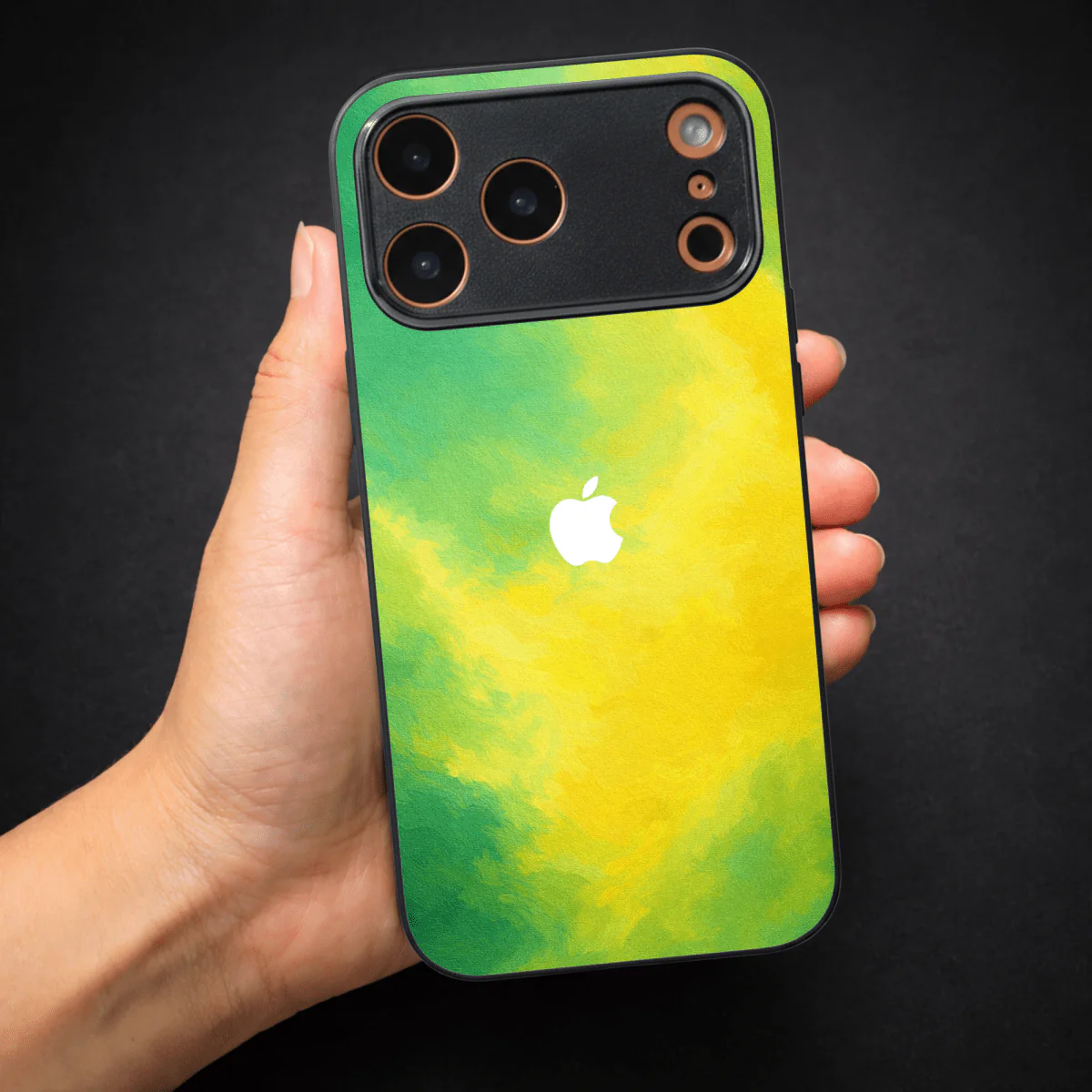 Ocean oil Paint (MB) silicone Case for Apple Iphone 17 Pro Max