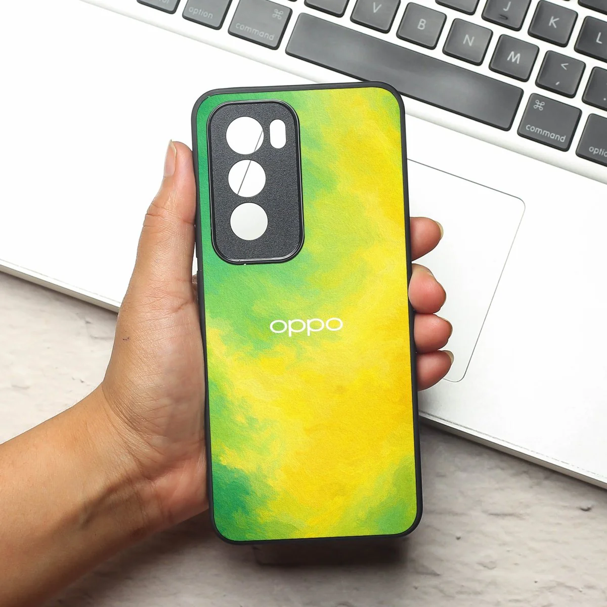 Ocean oil Paint (MB) Silicone Case for Oppo Reno 12