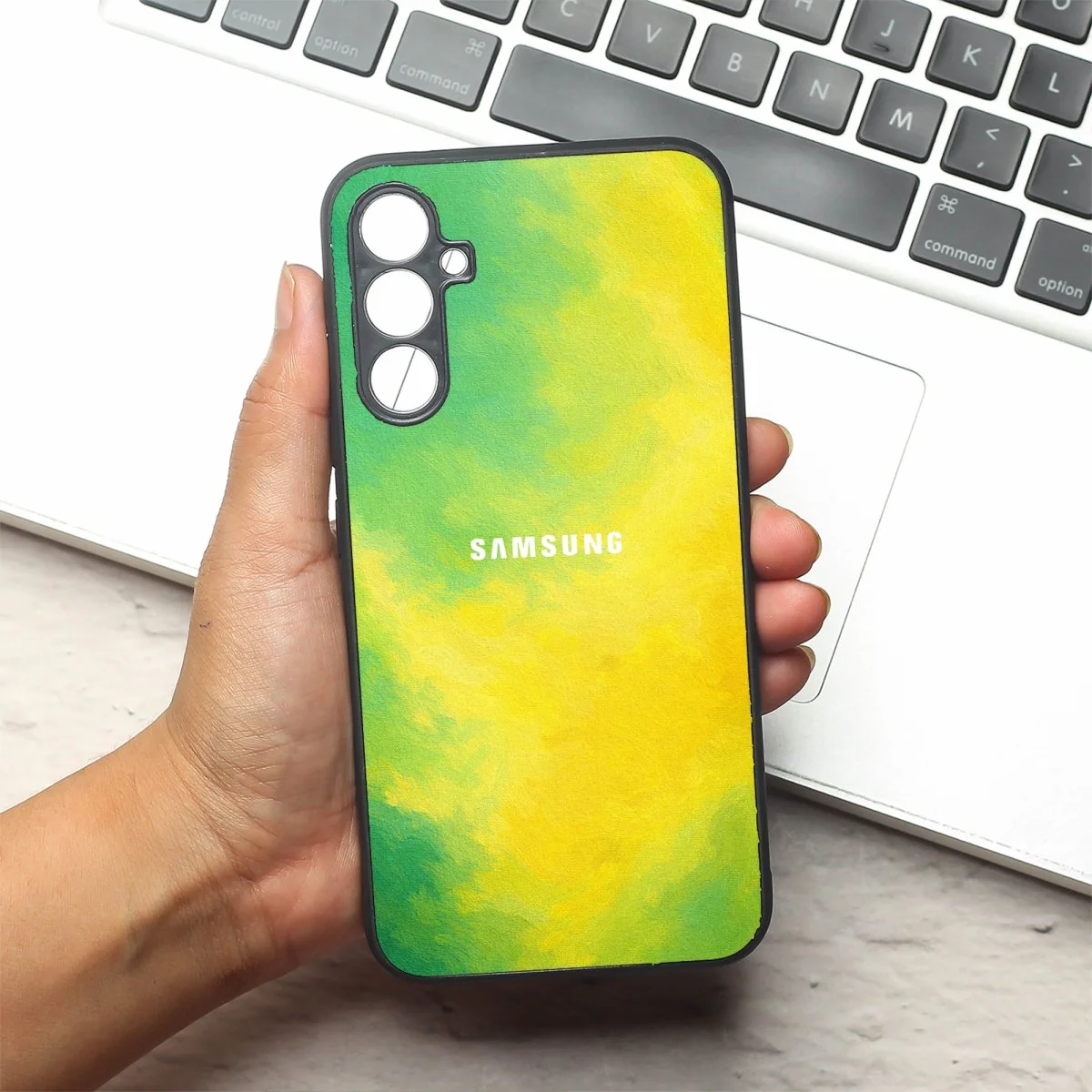 Ocean oil Paint (MB) silicone Case for Samsung A34