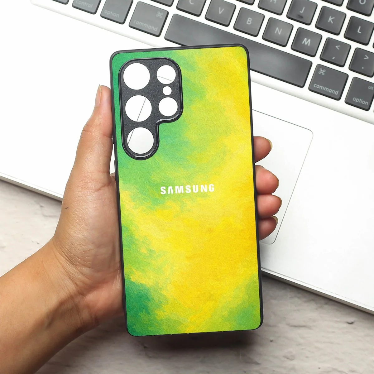 Ocean oil Paint (MB) silicone Case for Samsung S25 Ultra
