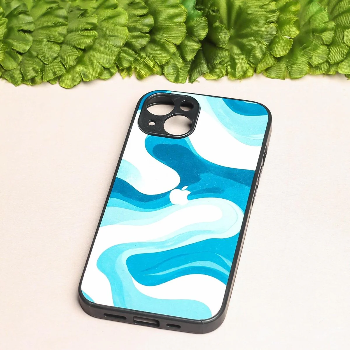 Oceanic Flow metal back case for Apple Iphone 14 Plus - Image 2