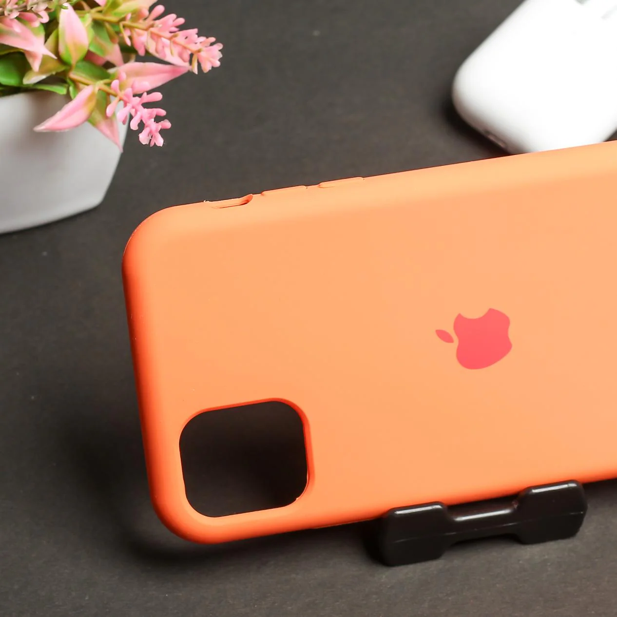 Orange Original Silicone case for Apple iphone 12 Mini - Image 3