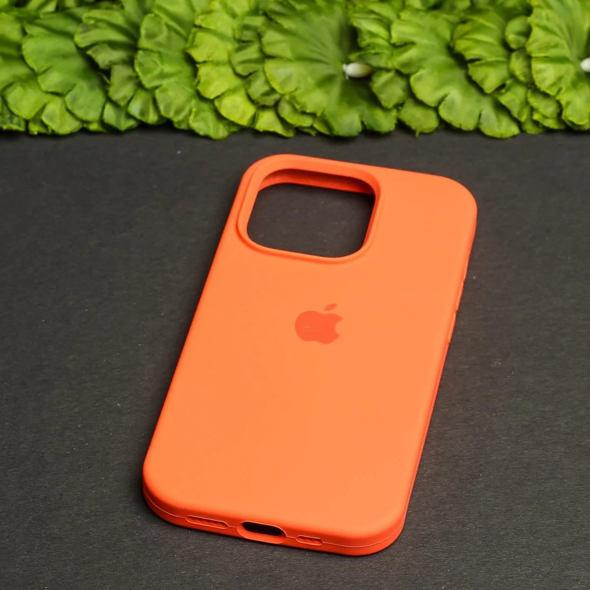 Orange Original Silicone case for Apple iPhone 11 Pro Max - Image 2