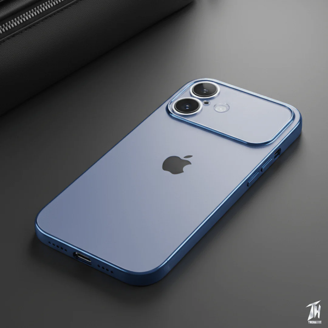 Orix Blue Matte Case for Apple iphone 17