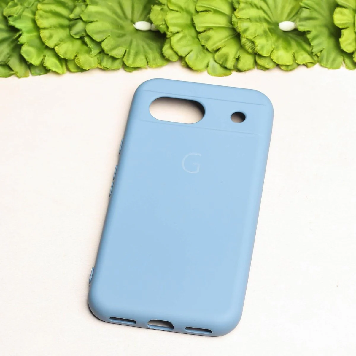 Pastel Blue Camera Original Silicone case for Google Pixel 8a - Image 2
