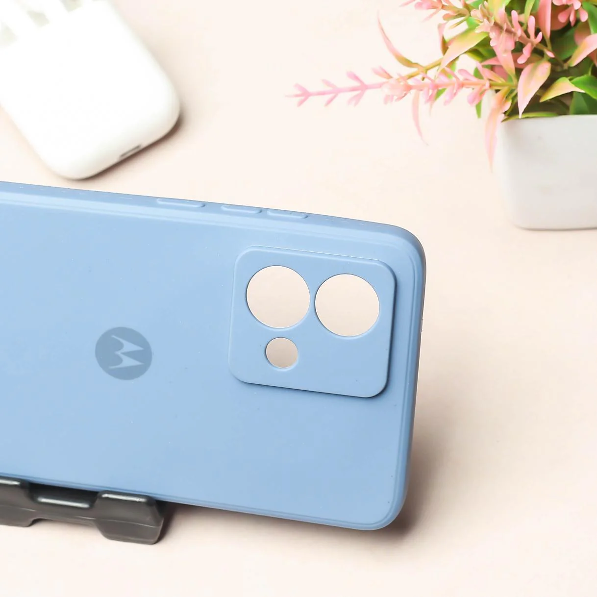 Pastel Blue Camera Original Silicone case for Motorola Edge 40 Neo - Image 3