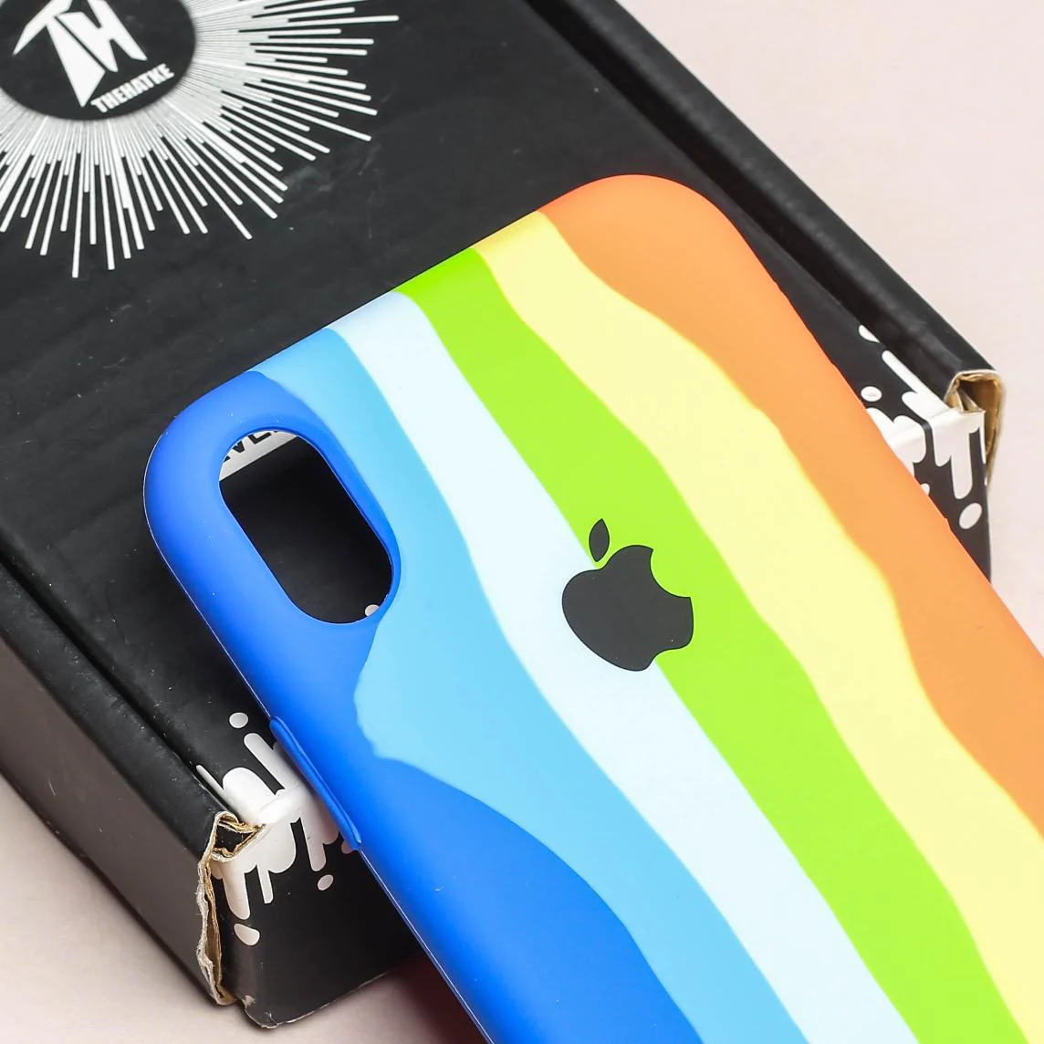 PATTERN 2 Rainbow Silicone Case for Apple iphone XR - Image 4