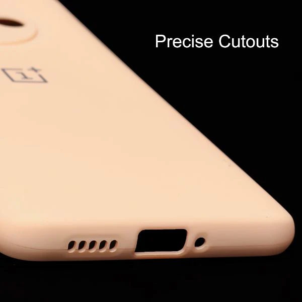 Peach candy silicone case for Oneplus 7T - Image 5