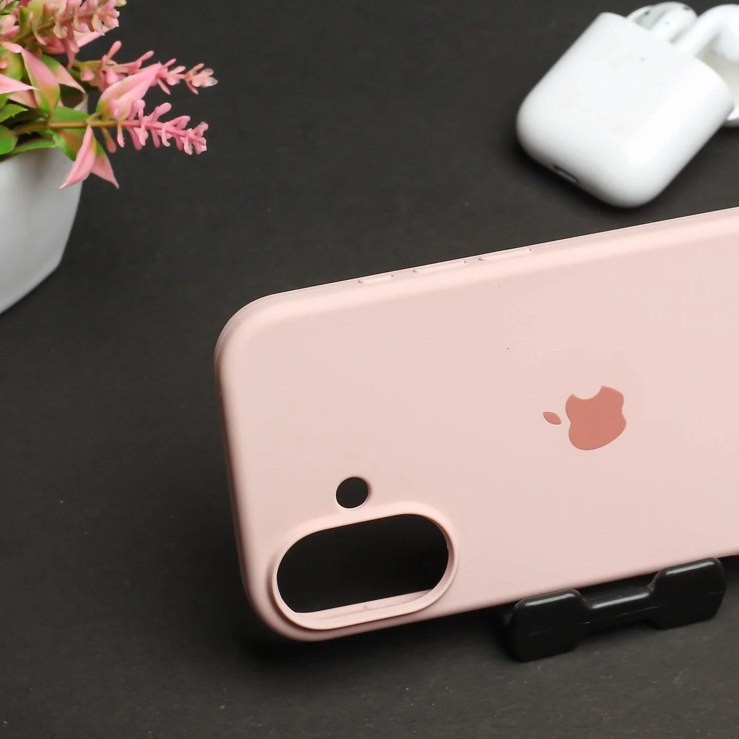 Peach Original Silicone case for Apple iphone 16 Plus - Image 3