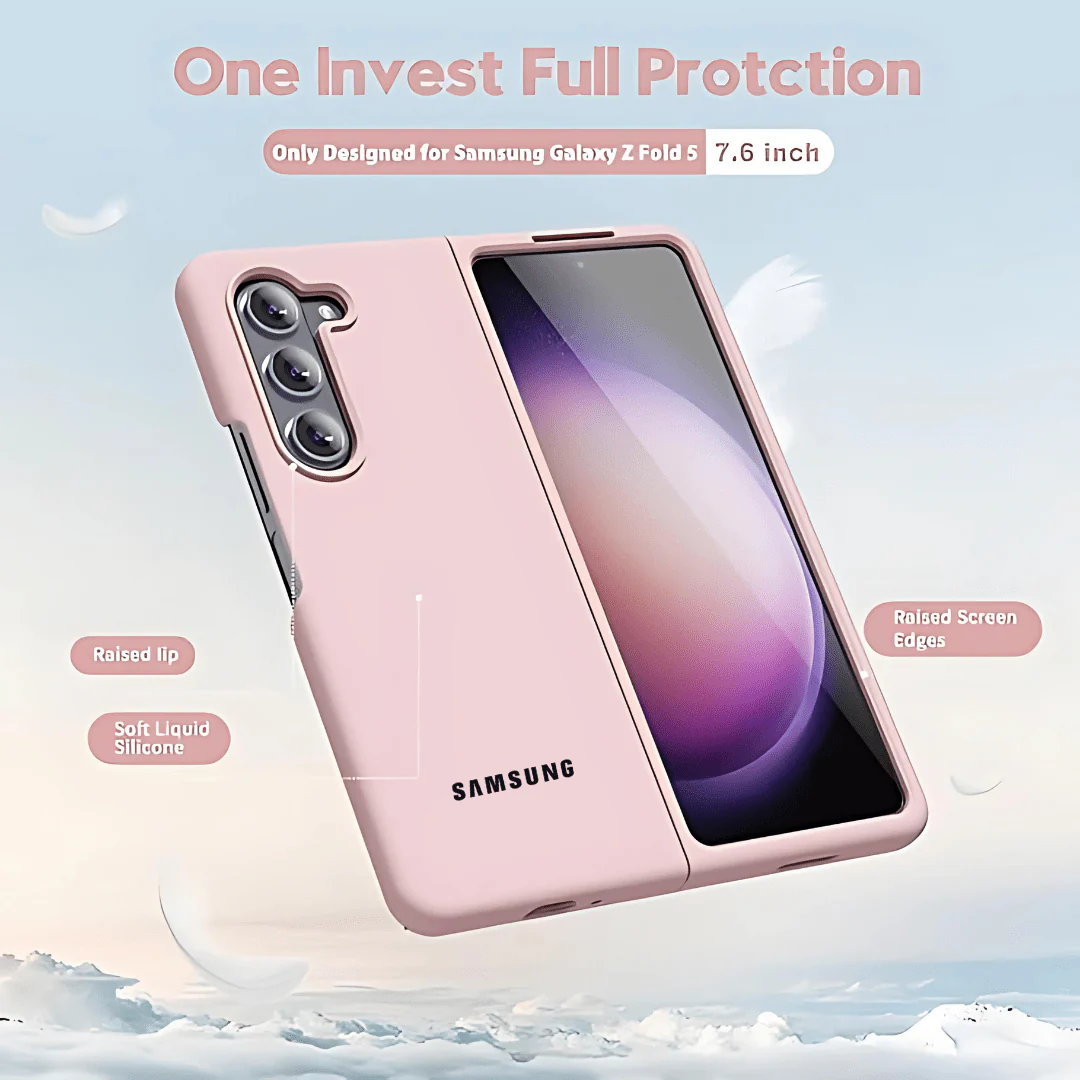Peach Original Silicone case for Samsung Z Fold 6 5G - Image 3