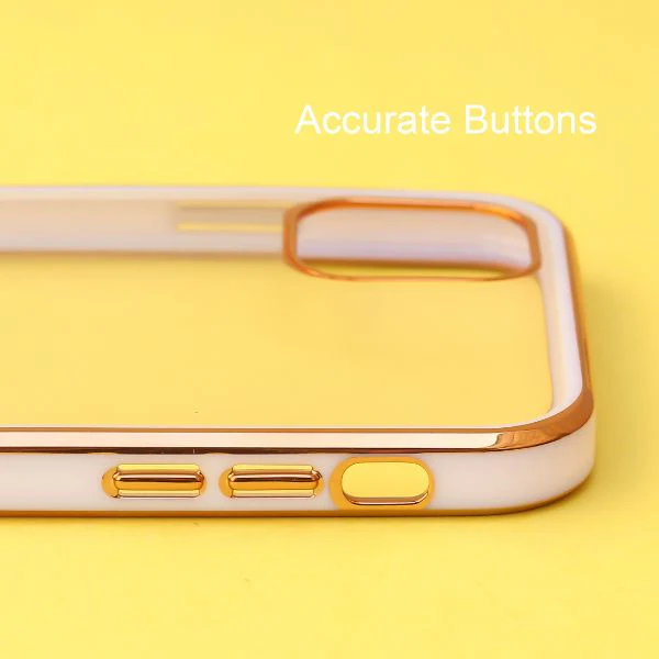 Purple Electroplated Transparent Case for Apple iphone 11 Pro - Image 4