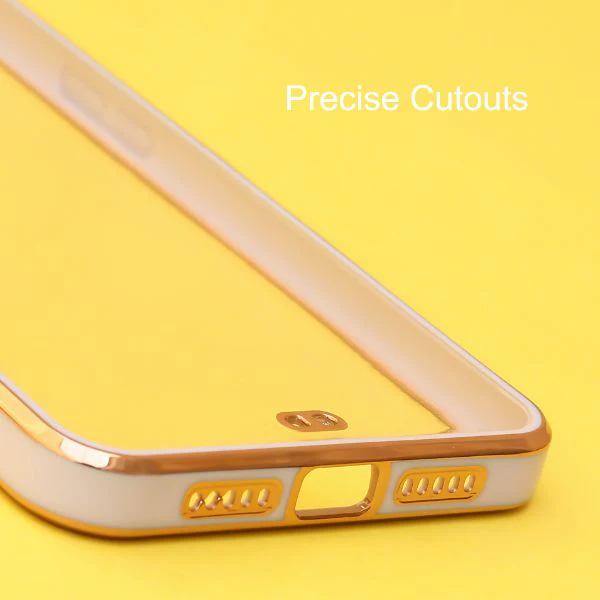 Purple Electroplated Transparent Case for Oneplus 7 - Image 5