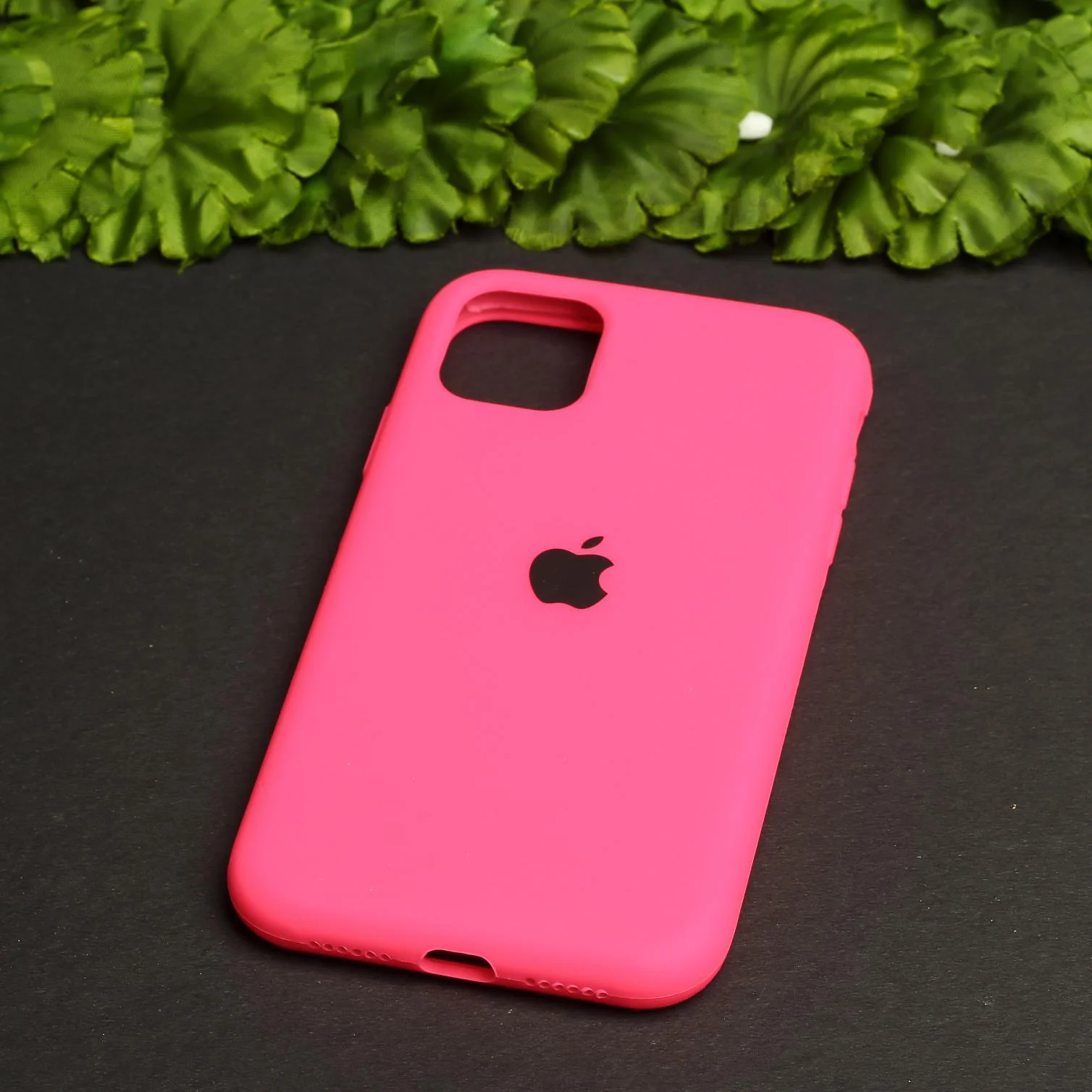 Hot Pink Original Silicone case for Apple iphone 11 - Image 2