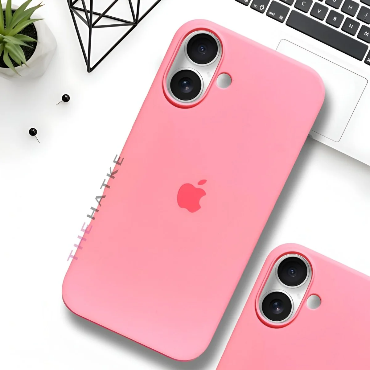 Pink Original Silicone case for Apple iphone 17 - Image 5