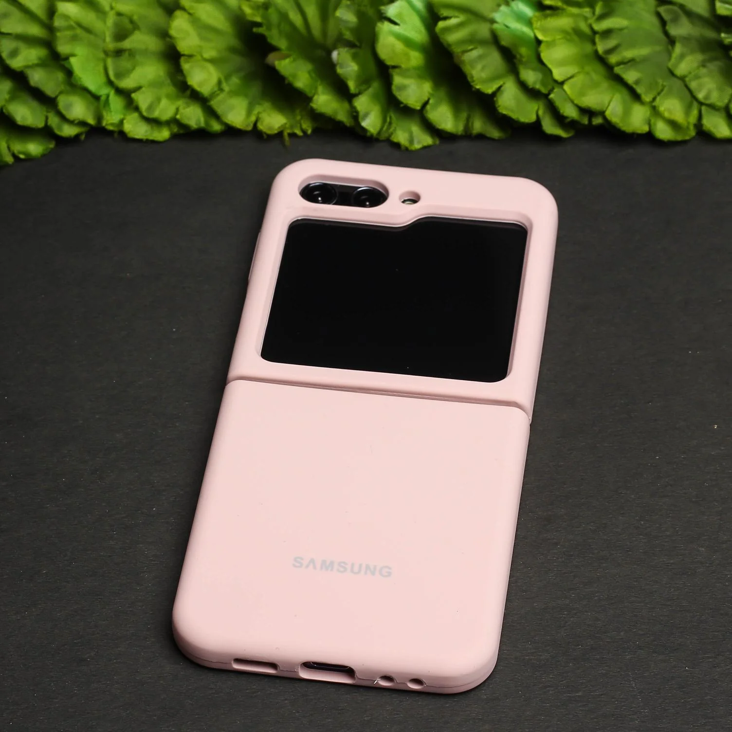 Pink Original Silicone case for Samsung Galaxy Z FLIP 5 - Image 2