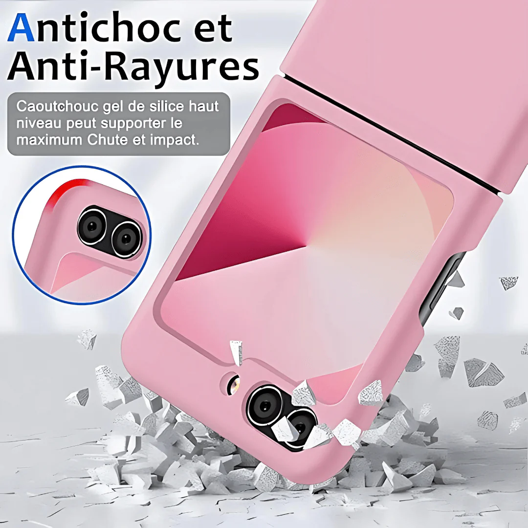 Pink Original Silicone case for Samsung Galaxy Z FLIP 6 - Image 3