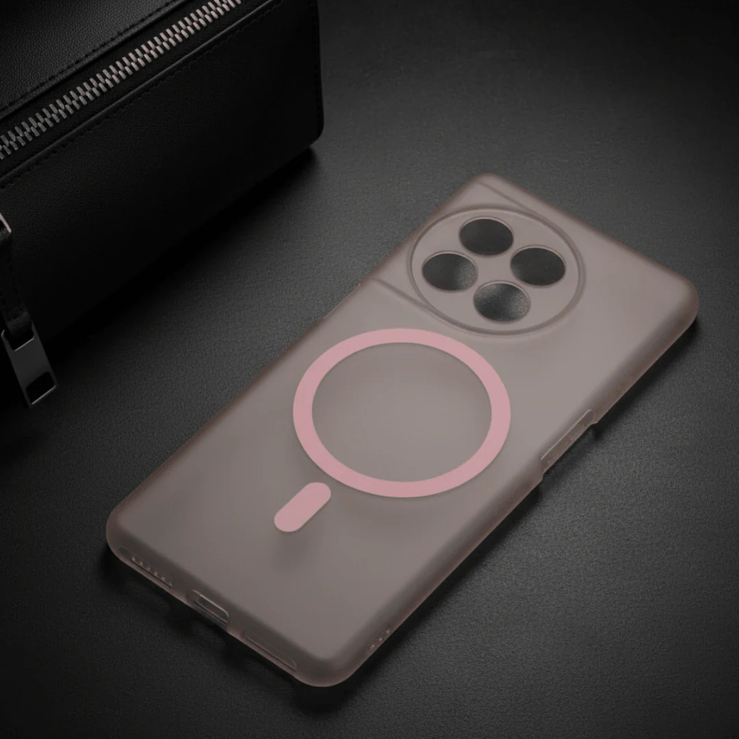 Pink Paper Matte Magsafe Case for Oneplus 11R