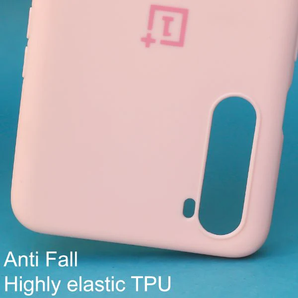 Pink Silicone Case for Oneplus Nord - Image 2