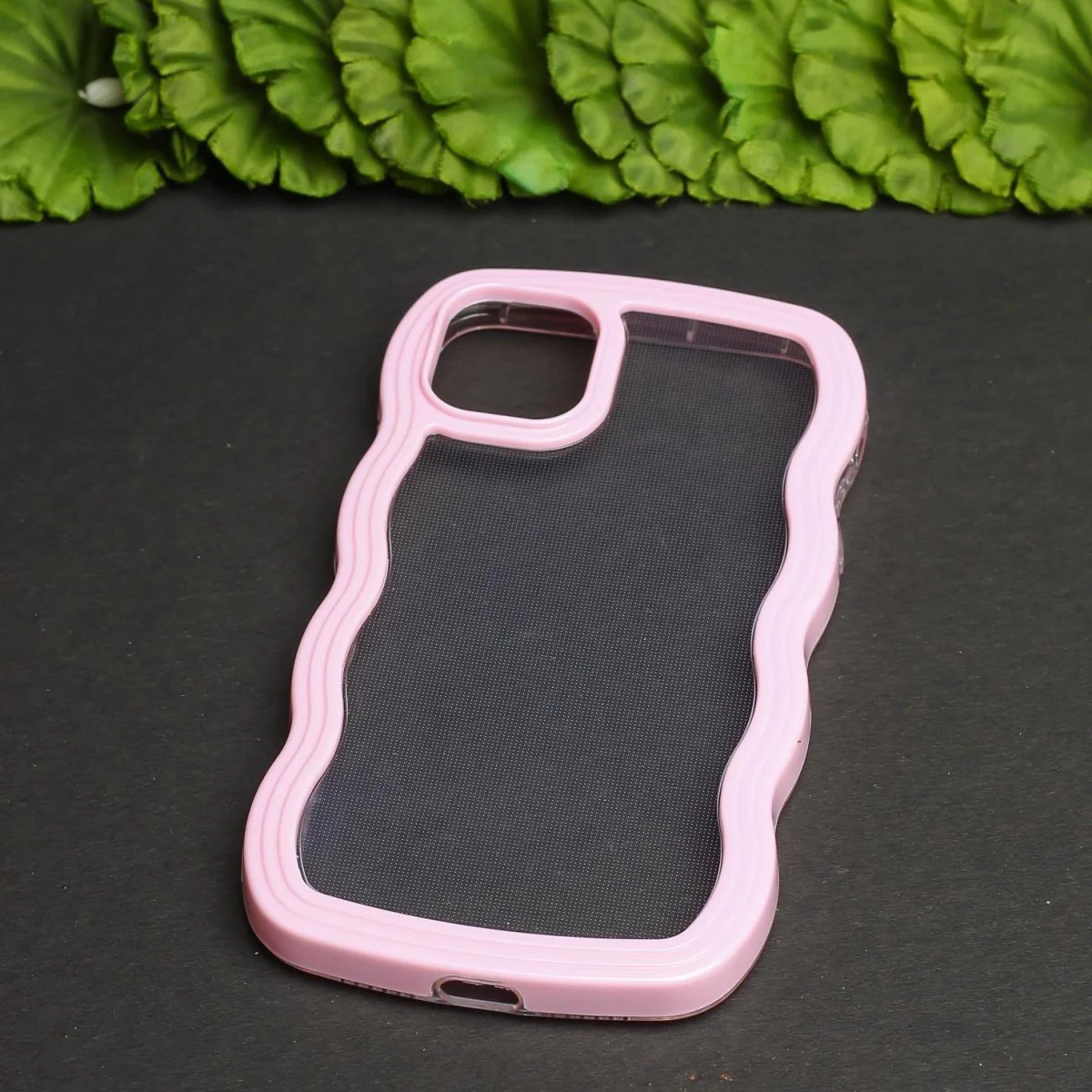 Pink Zig Zag Frame Silicon Case for Apple Iphone 11 - Image 2