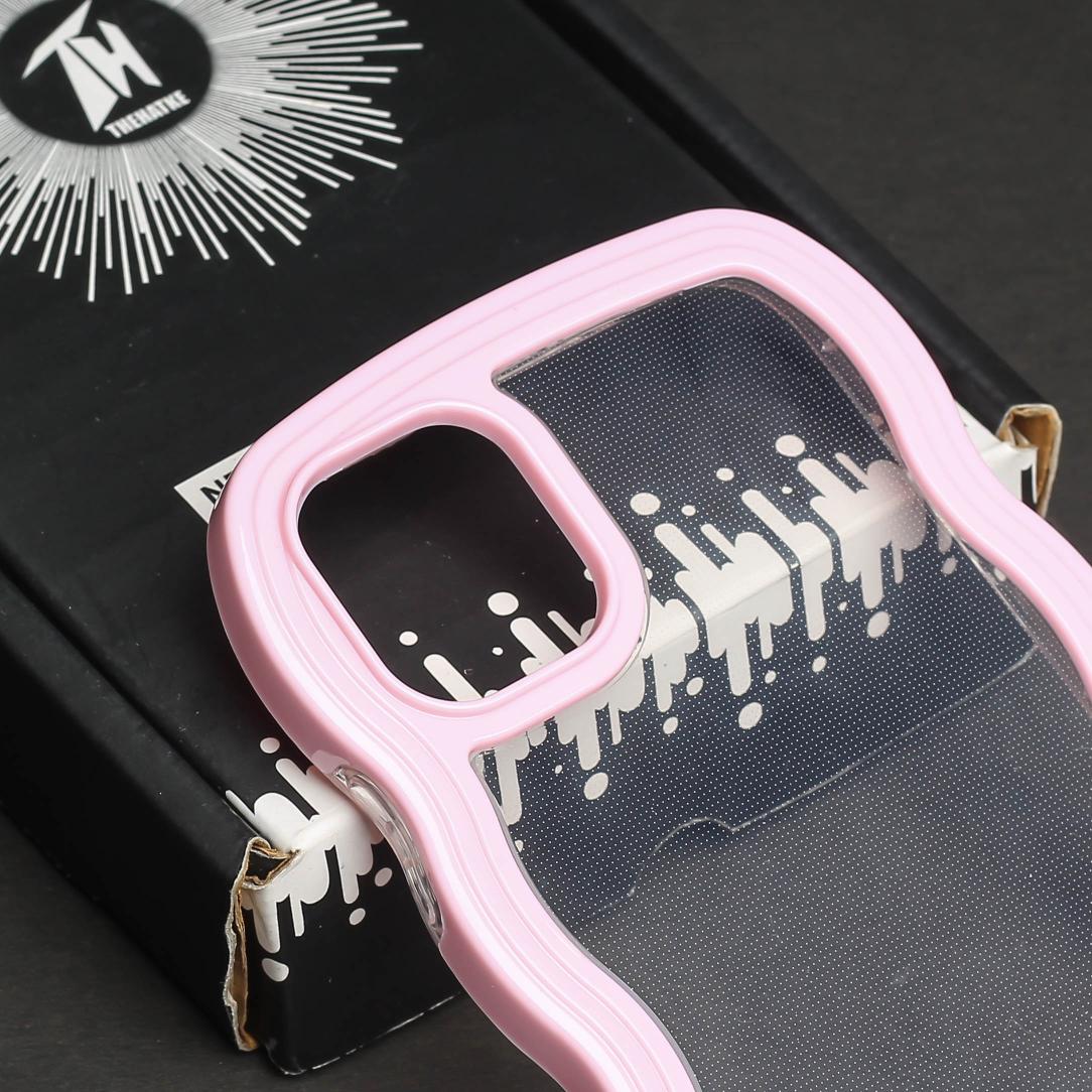 Pink Zig Zag Frame Silicon Case for Apple Iphone 11 - Image 4