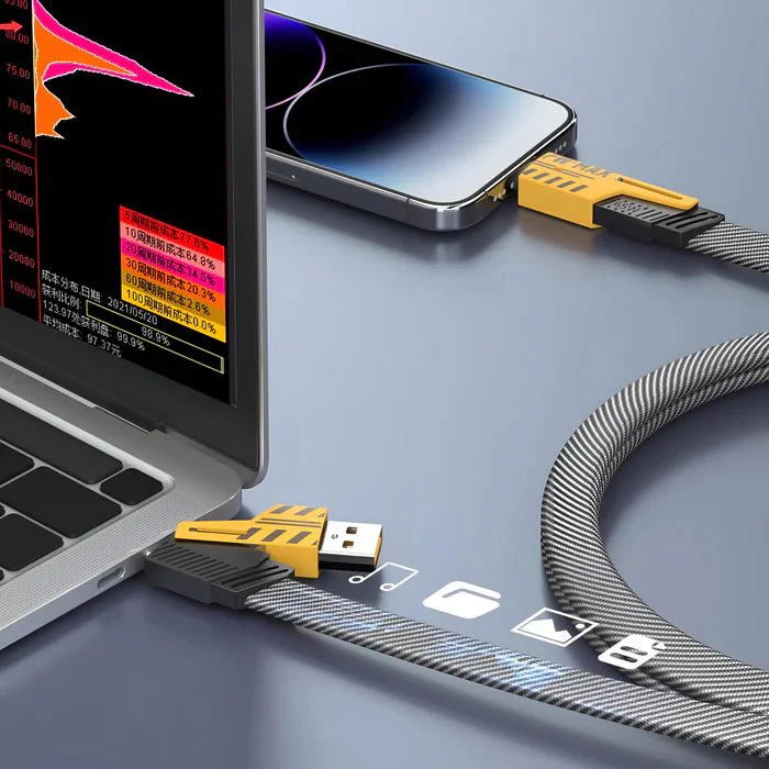 PowerMax 4-in-1 Fast Charging Data Cable For Apple & Android - Image 7