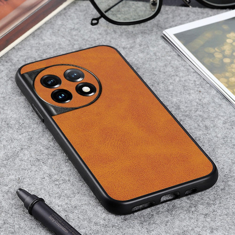 Puloka Brown Leather Case for Oneplus 12R - Image 3